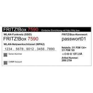 FritzBox Modellnummer